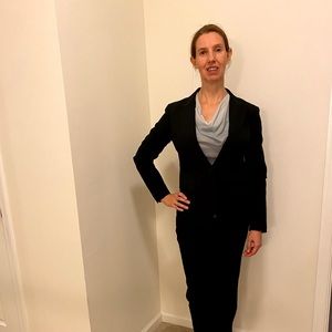 Black pant suit